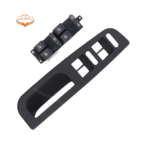 Interruptor de Control Maestro de ventanilla eléctrica 1J4959857B 1J4959857D 3B1867171E para Vw Golf Mk4 Jetta Passat 1999-04 embellecedor de bisel de Panel negro - Product Image 1