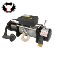 Treuil électrique étanche 12V de 6000 lb avec corde synthétique, treuil électrique 4x4 avec corde synthétique