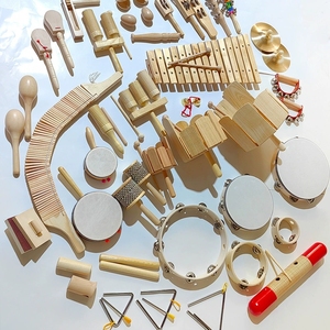 Kit de percusión Orff de madera completo al por mayor, instrumentos musicales para escuelas de formación y centros de educación temprana - Product Image 2