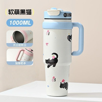 Botella de Agua Aislada de Acero Inoxidable al por Mayor, Vaso Deportivo para Exteriores, Linda Taza Personalizada con Logo para Niñas y Damas, Vaso Térmico para Niños, Regalo