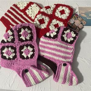 Pasamontañas de Motocicleta Personalizado para Esquí, Tejido a Mano con Aguja Gruesa, de Invierno, de Punto, Transpirable e Impermeable, para Deportes y Uso Diario - Product Image 4