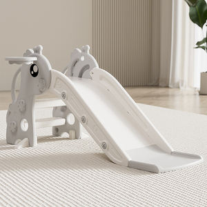 Nouveau design <span class=keywords><strong>de</strong></span> toboggan en plastique d'intérieur facile à ranger pour enfants Jouet <span class=keywords><strong>de</strong></span> cerf autoportant sûr avec panier <span class=keywords><strong>de</strong></span> basket - Product Image 2