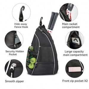 Sac à dos de sport multifonctionnel de haute qualité personnalisé en usine BSCI, sac de tennis, sac de raquette de tennis pour hommes et femmes - Product Image 3