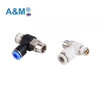 Meilleures ventes Sl(B)-D Contrôleurs de vitesse rotatifs pivotants Connecteurs pneumatiques Raccords enfichables Pièces pneumatiques