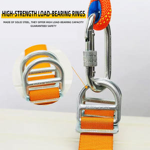 広佳エアコン室外機スリング、厚手リフティングロープ、フラットダブルバックルリフティングスリング - Product Image 2