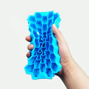 Bac à glaçons créatif en silicone en forme de nid d'abeille, moule à glaçons, machine à glaçons à 37 compartiments avec couvercle, machine à glaçons DIY. - Product Image 3