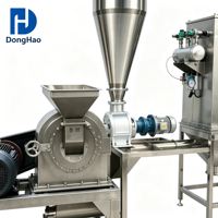 Machine industrielle de transformation du manioc, pulvérisateur en acier inoxydable pour la fabrication de poudre de chips de manioc