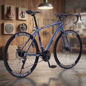 Bicicleta de Carretera Storm 700C Aero Racing, 21 Velocidades, Manillar Curvo, Cuadro de Aleación de Aluminio, Frenos de Disco Mecánicos, Horquilla con Resorte - Product Image 4