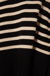 Maglione Invernale Casual VSCOO in Lana/Acrilico a <span class=keywords><strong>Collo</strong></span> <span class=keywords><strong>Alto</strong></span> a Righe Pullover Taglie Forti da <span class=keywords><strong>Donna</strong></span> - Product Image 3