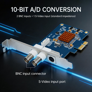 Scheda di acquisizione video PCIe X1 SV2000E SD 2x BNC + S-Video ADC a 10 bit con SDK per imaging industriale e medicale e LabVIEW - Product Image 5