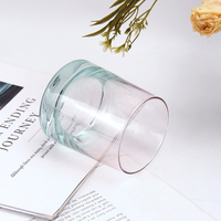 Pot de bougie holographique arc-en-ciel irisé de 8OZ avec couvercle
