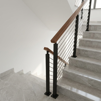 Prix de gros Garde-corps en acier inoxydable avec trous biseautés à 30 degrés pour poteaux d'escalier, balustrades de terrasse, escaliers à câbles, balcons et villas
