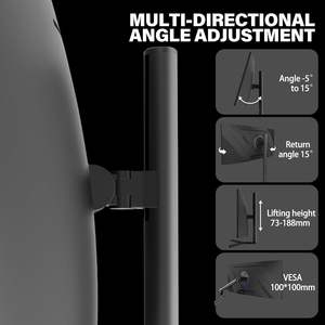 Moniteur de jeu sans cadre incurvé ultra-large de 38 pouces 21:9 144Hz 1ms LED/LCD écran <span class=keywords><strong>PC</strong></span> avec support relevable réglable - Product Image 6