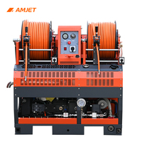 Machine de nettoyage de canalisations haute pression AMJET WSS3030 300 bar 30 LPM 4350 PSI 25 CV pour le nettoyage des conduites