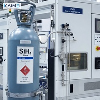 Gas SiH4 en Cilindro de Acero, Pureza 6N, Disponible en Stock, Venta al por Mayor para el Mercado Estadounidense, Fabricante Verificado, Logística Integral