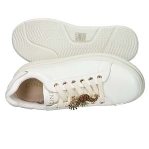 Sneakers Morbide da Donna Cinzia TR24132 Beige con Plateau, Scarpe Trendy - Product Image 6