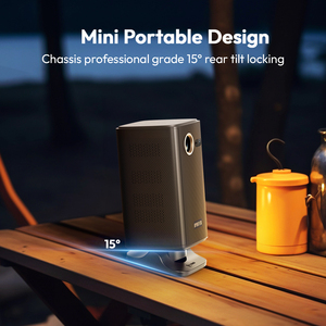 Mini <span class=keywords><strong>projecteur</strong></span> BYINTEK P70X, batterie 10000 mAh, <span class=keywords><strong>design</strong></span> portable, enseignement en classe, cinéma à domicile, camping en plein air, 3D 4K Beamer - Product Image 2