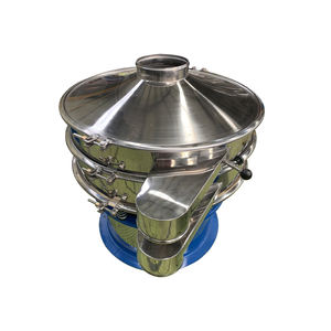 Layar getar butir putar Diameter 800mm, saringan getar bulat efisiensi tinggi 1-4 lapisan pengayak getaran putar karbon - Product Image 1