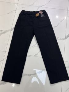 Jeans décontractés noirs <span class=keywords><strong>taille</strong></span> <span class=keywords><strong>haute</strong></span> pour femmes grandes tailles, tissu élastique, port quatre saisons, pantalon en denim ample, écologique - Product Image 2