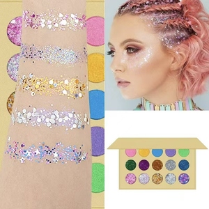 Palette <span class=keywords><strong>de</strong></span> fards à paupières pour Halloween en 15 couleurs, <span class=keywords><strong>marque</strong></span> privée, palette <span class=keywords><strong>de</strong></span> fards à paupières personnalisée pour enfants, haute pigmentation - Product Image 4