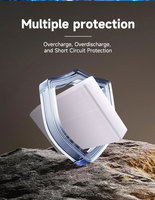 UPS Mini DC POE 10400mAh untuk Router WiFi dan Modem, Baterai Cadangan 5V 9V 12V USB, Catu Daya Tanpa Interupsi untuk Rumah dan Kantor