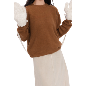 Maglione alla Moda <span class=keywords><strong>in</strong></span> 100% Cachemire Prezzo di Fabbrica, Nuova Collezione 2025, Pullover da <span class=keywords><strong>Donna</strong></span> Casual a Girocollo <span class=keywords><strong>in</strong></span> Maglia - Product Image 4