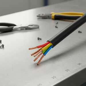 Câble d'alimentation rigide en cuivre <span class=keywords><strong>U1000R2V</strong></span> 3G2.5mm2 isolé XLPE avec gaine en PVC pour centrales électriques et appareils domestiques - Product Image 1