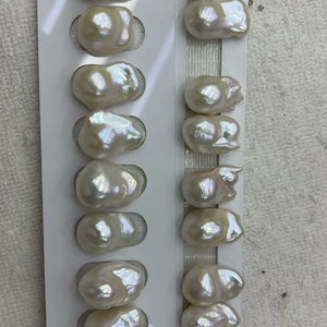 การออกแบบเครื่องประดับแฟชั่นระดับไฮเอนด์ไข่มุกเลี้ยงสีขาวแบบไม่สม่ำเสมอขนาด15-17มม. คุณภาพ3A - Product Image 4