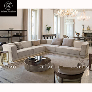 أريكة جلدية فردية فاخرة بتصميم عثماني عربي مخصصة من المصنع، طقم أرائك رمادية حديثة لجلسات مجلس عربي - Product Image 2