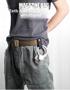 ZT-077 Nouveau Lanière de ceinture tactique multifonctionnelle portable en toile, très vendue (sans menottes) - Product Image 6