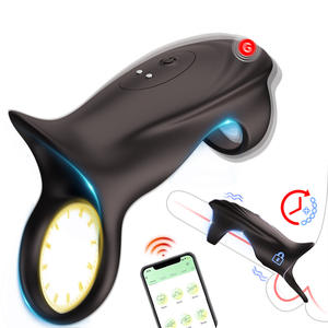 Sax Spielzeug für Mann Multi-Frequenz Vibration Lock Cockring Adult Sex Toy <span class=keywords><strong>Penis</strong></span> Ring für Männer <span class=keywords><strong>Extender</strong></span> - Product Image 1