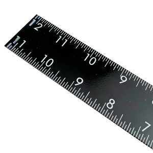 Règle carrée en acier 200x300, type L, revêtement oxyde noir, mesure d'angle à 90 degrés pour le travail du bois, la construction et le marquage - Product Image 4