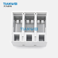 Couvercle de borne EATON NZM2-XKSA 3P pour disjoncteur NZM2 MCCB à connexion par vis, accessoire de disjoncteur NZM2-XKSA