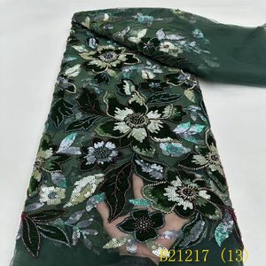 האחרונה ידידותי לסביבה צרפתית תחרה מבריק רך צבעוני רך מבריק רך צבעוני - Product Image 4