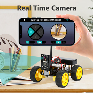 KUONGSHUN OEM Stem Educational Robot Car Set <strong>ESP32</strong> <strong>Camera</strong> 4WD With Tutorial WiFi APP Control Electronic Robot Kit for Arduino - Product Image 5