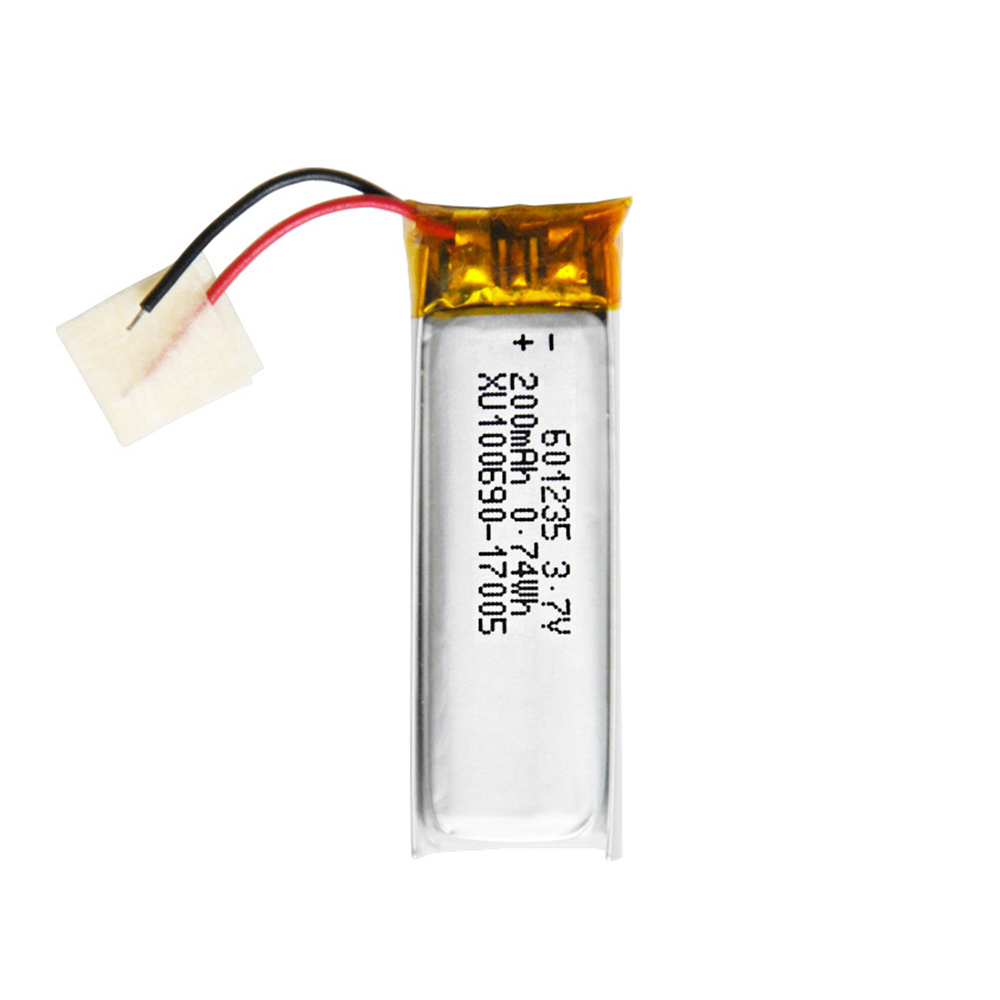 Высокопроизводительный 601235 3,7 В 200 мАч LiPo цифровой аккумулятор для Bluetooth-устройств с печатной платой и проводами