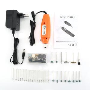 Bộ dụng cụ máy khoan mini KMD02-C60B 12V, kèm 60 phụ kiện, sạc điện, dùng cho thủ công, tự làm, bán buôn - Product Image 2