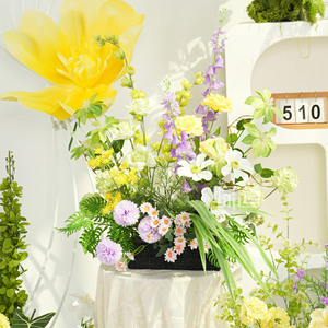 Arreglo Floral Artificial Greenway, Ramo de Flores de Papel de Seda, Decoración para Sala de Estar, Decoración de Pared de Fondo - Product Image 4