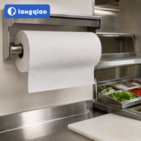 Rouleau de serviettes de cuisine TAD en gros, serviettes en papier jetables douces, résistantes et absorbantes pour la restauration commerciale