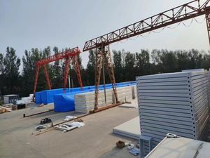 Caja de exportación móvil plegable de acero personalizada de fábrica, paquete plano rentable, oficina, Villa, apartamento, uso al aire libre - Product Image 3