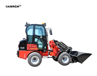 Chargeuse télescopique TL15 avec cabine d'opérateur fermée, poids 2960 kg, éclairage LED, commande par joystick, pour travaux agricoles et de construction