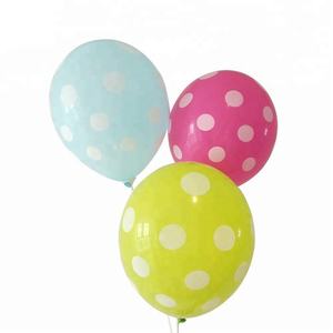 12 Inch Red White Green Color Birthday Wedding Party Decoration <b>Balloon</b> Polka Dotted Latex Globo <b>Balloons</b> with Print Polka Dot - Product Image 5