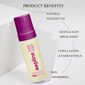 OEM All-Natural Medium Self Tanner Sunless Instant Mousse Glowing Darkening <strong>Kit</strong> with Moisturizing Effect <strong>Tanning</strong> Oil - Product Image 6