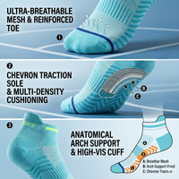 Chaussettes de sport professionnelles pour hommes et femmes, coupe basse, pour la course, le basketball, la gym et le cross-training