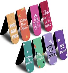 Marcapáginas Magnético Plegable de PVC con Logotipo Personalizado - Regalo Promocional Reutilizable con Forma Personalizada para Uso Escolar y de Oficina - Product Image 1