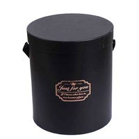 Fournitures de fleuriste pour mariage, noël, fête des mères, emballage en forme de cylindre, fleur transparente, boîte bx cajas para flores y amor