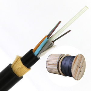 Câble à fibre optique aérien autoportant ADSS, 12 à 288 fibres, portée 100, 150, 200 mètres, pour transmission sur poteau - Usine OEM/ODM - Product Image 1