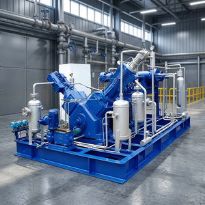 Biogas <b>Energy</b> Dedicated 45KW Oil-Free Reciprocating Stationary Compressor Integrated Motor Stable Running - Product Image 1