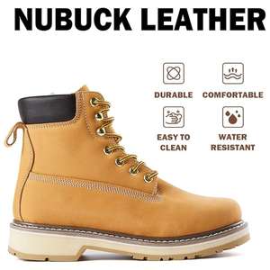 Bottes de travail <span class=keywords><strong>DieHard</strong></span> 84101 pour hommes, en cuir nubuck de 6 pouces, à lacets, à bout souple, antidérapantes, confortables, pour usage en usine - Product Image 5