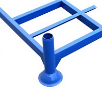 Étagère de stockage empilable pour intubations |   Chariot de stockage de marchandises à 3-4 niveaux |   Structure industrielle robuste